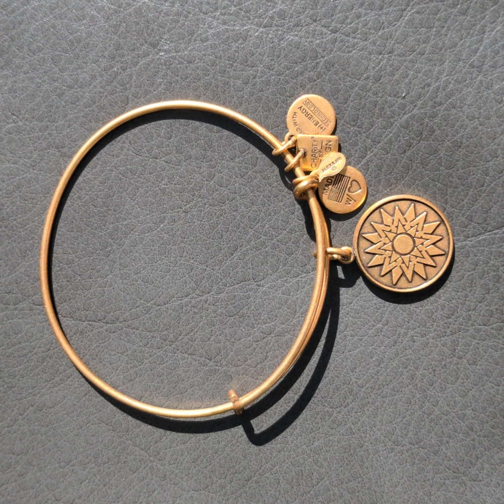 Alex and Ani New Beginnings Charity Starbursy Charm Bangle